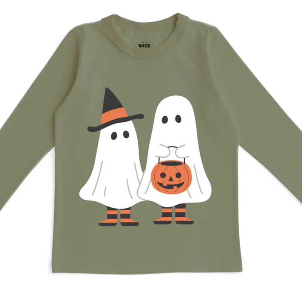 Limited edition Winter Water Factory Halloween Ghost Friends Long-Sleeve Tee